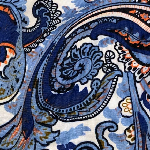 Paisley Sequin Trim Maxi Dress - Turkish Sea - L (12) - Picture 5 of 5